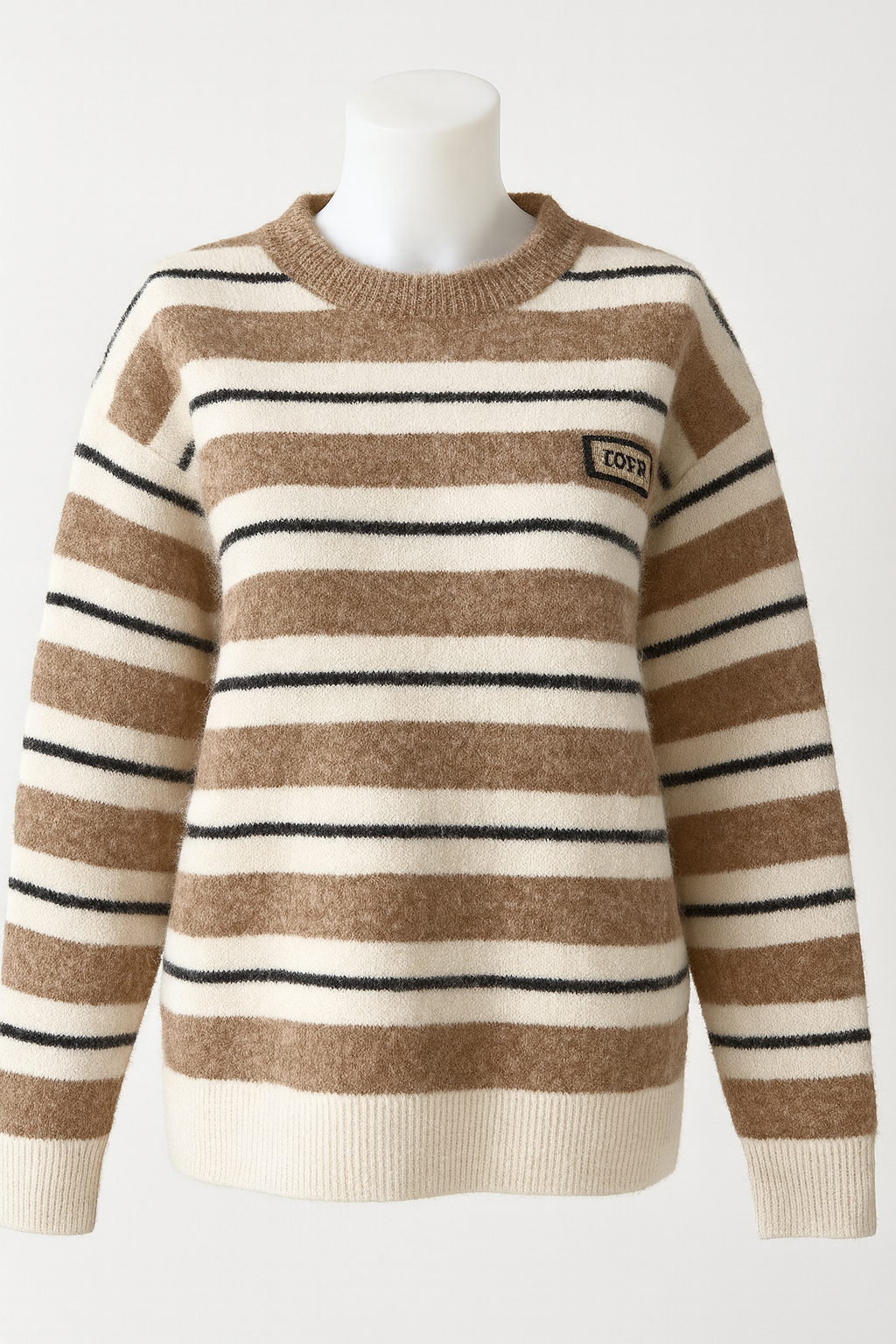 Soft Striped Cozy Knit Sweater