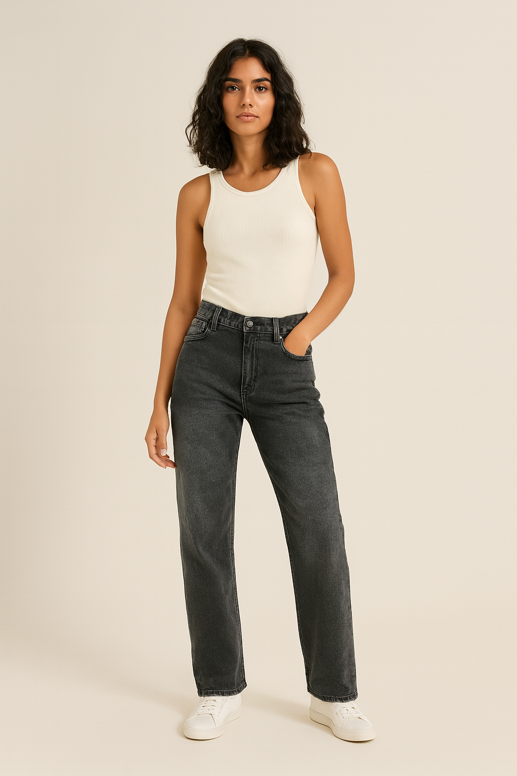 Women’s High-Rise Straight Fit Jeans
