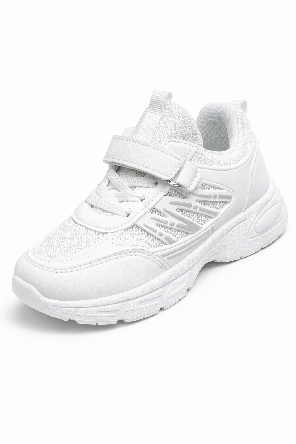 Kids White Sport Sneakers