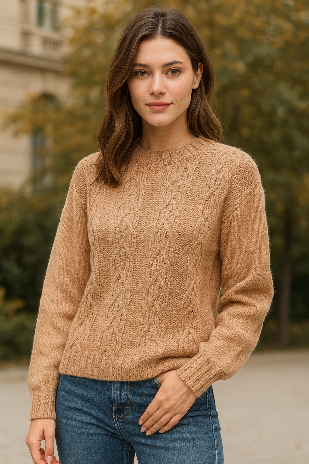 Women’s Cable-Knit Cozy Sweater