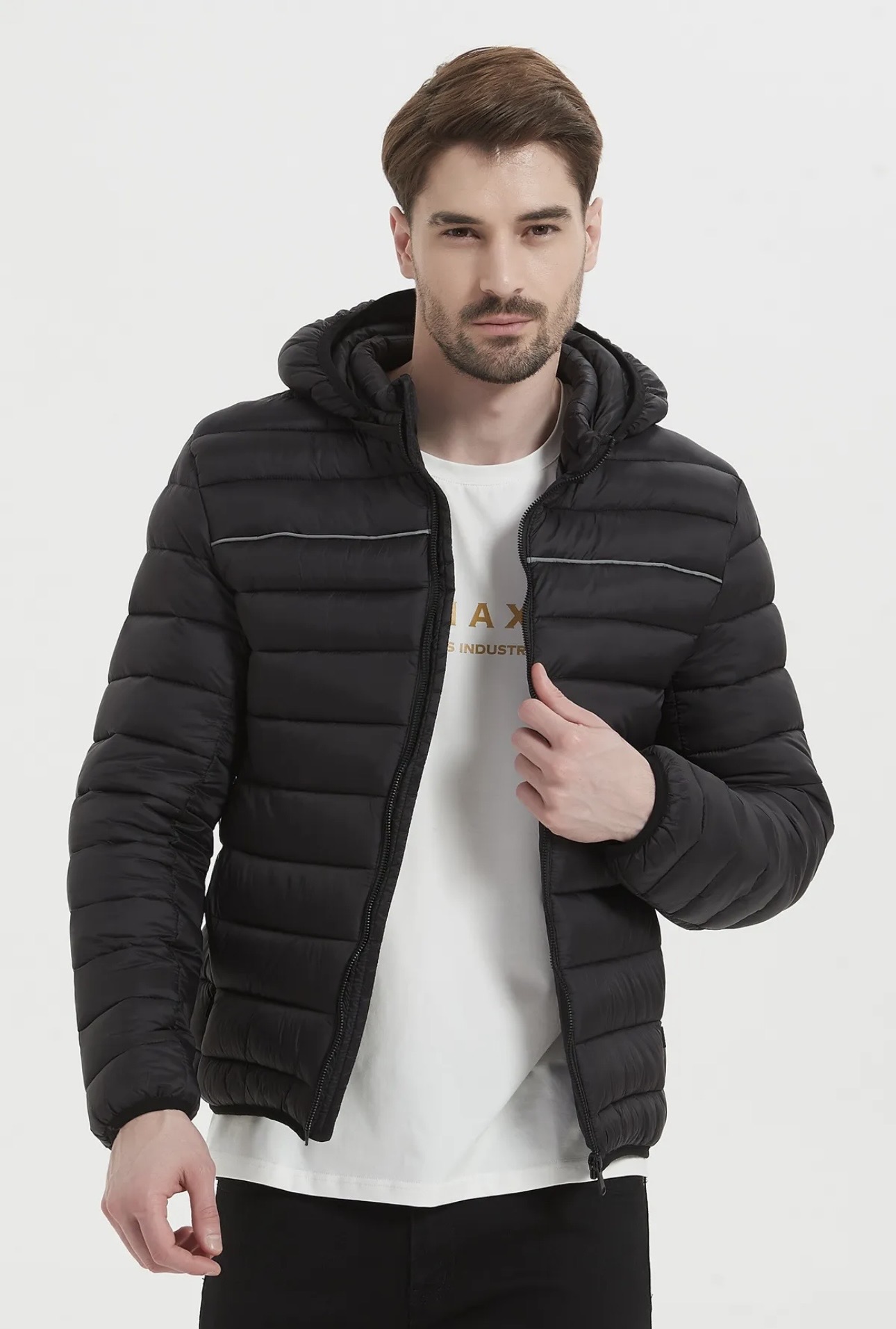 Men's Hooded Quilted Jacket